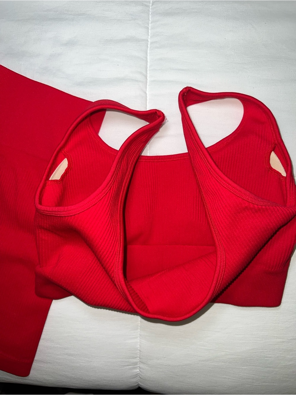 Seamless Ribbed workout set - Picture 4 of 4